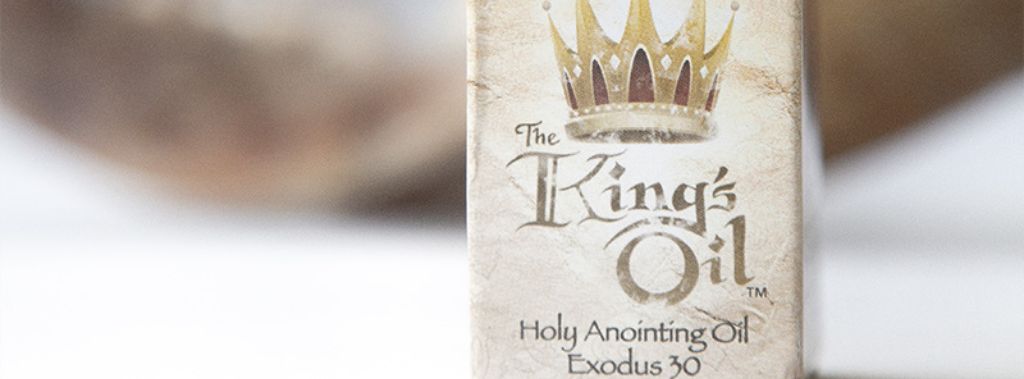 Close up shot of The King's Oil.