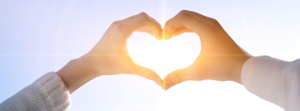 Hands making heart