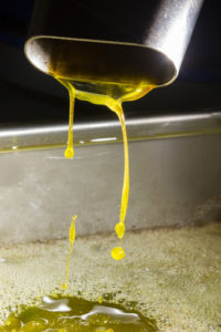 Olive oil poor fall out an modern oil mill