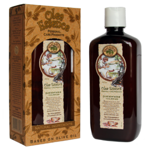 Olive Soap Scrub Bottle