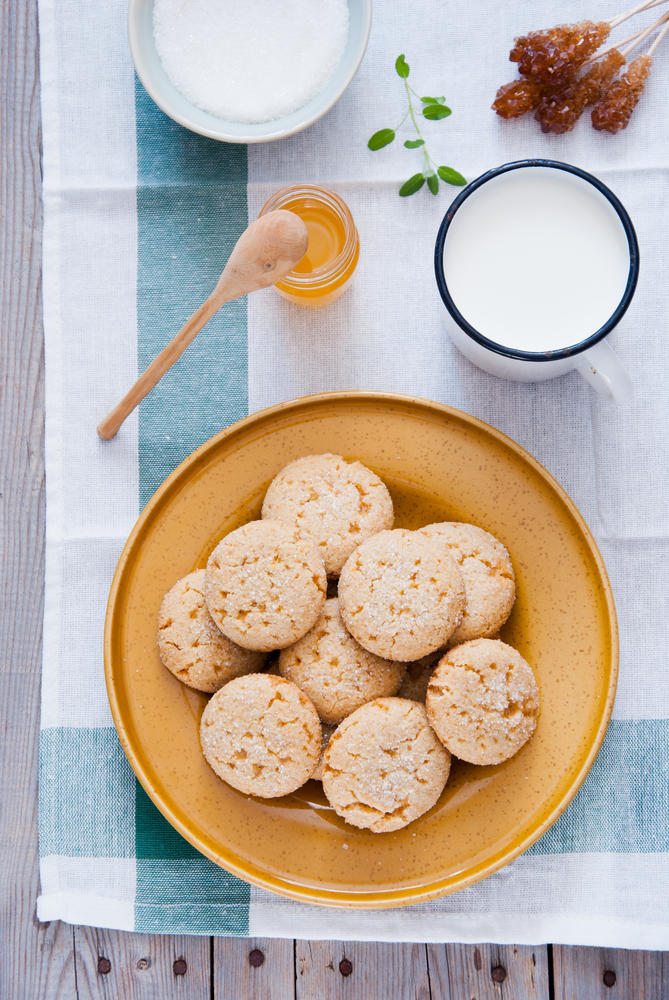 Sugar cookies with honey