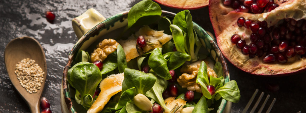 Pomegranate Chicken and Couscous Salad