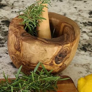 Mortar & Pestle | Olive Wood