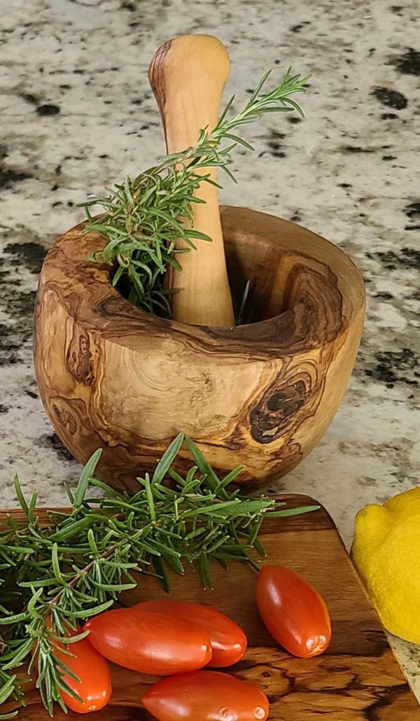 Mortar & Pestle | Olive Wood