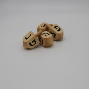 Dreidel | Olive Wood set of 4