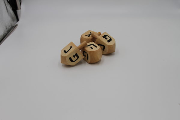 Dreidel | Olive Wood set of 4