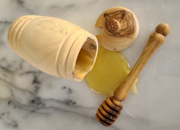 Honey Pot | Olive Wood